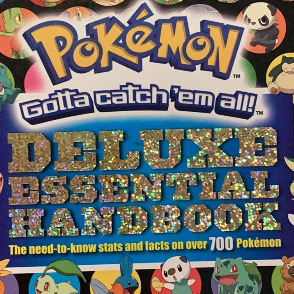 Pokemon Deluxe Essential Handbook Book Stats & Facts Guide 2015 Scholastic